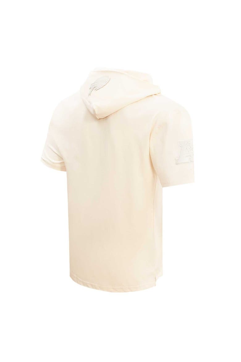 Men's Josh Allen Oatmeal Buffalo Bills Player Name & Number Neutral Short Sleeve Pullover Hoodie, Alternate, color, Oatmeal