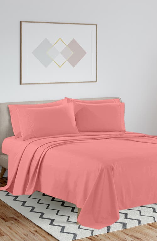 Luxury Home Bright Deep Pocket Microfiber Sheet Set