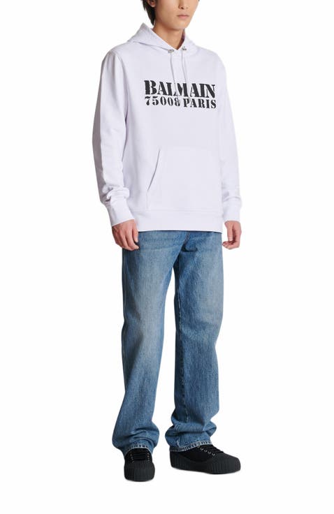 Stamp Printed Hoodie