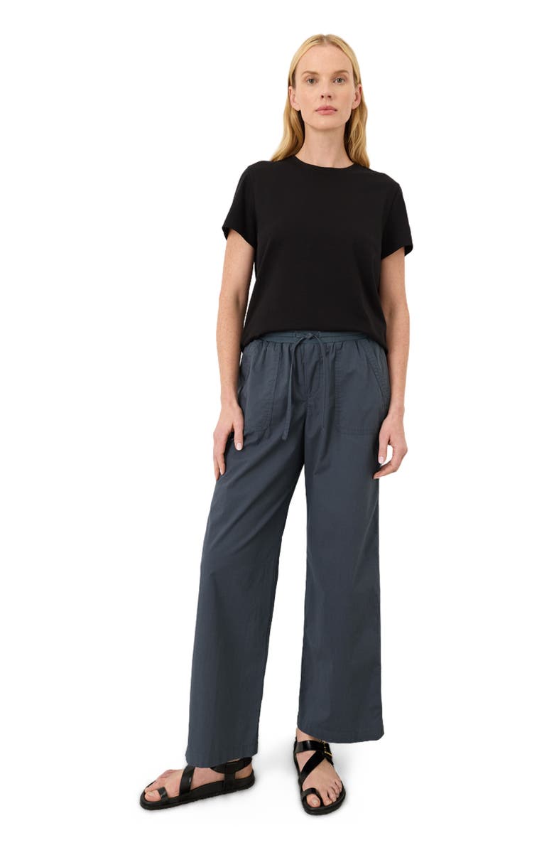 Pact Luxe Essential Crewneck Tee Made With Organic Cotton, Alternate, color, Black