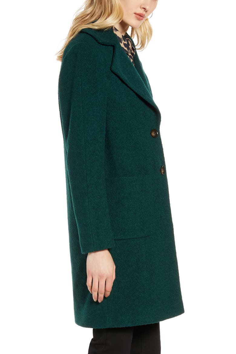 Patch Pocket Coat, Alternate, color, JADE GREEN