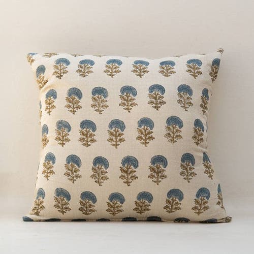 Mela Artisans Buta Blockprint Pillow In Multi