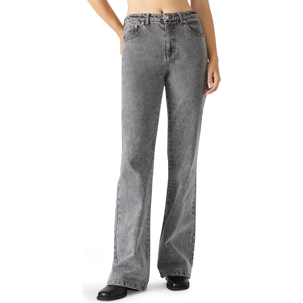 Steve Madden Irys Bootcut Jeans In Gray
