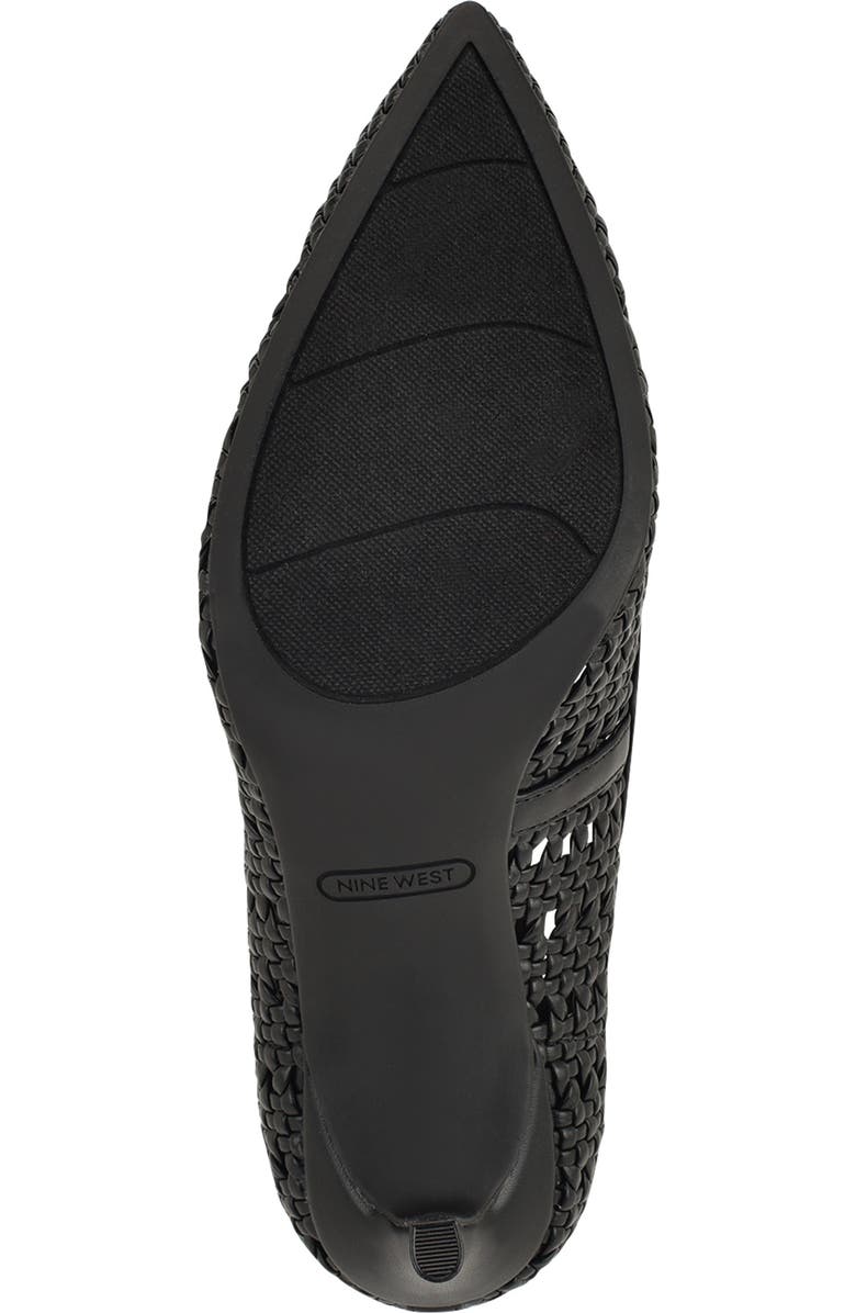 Nine West Elbeew Pointed Toe Pump, Alternate, color, Black