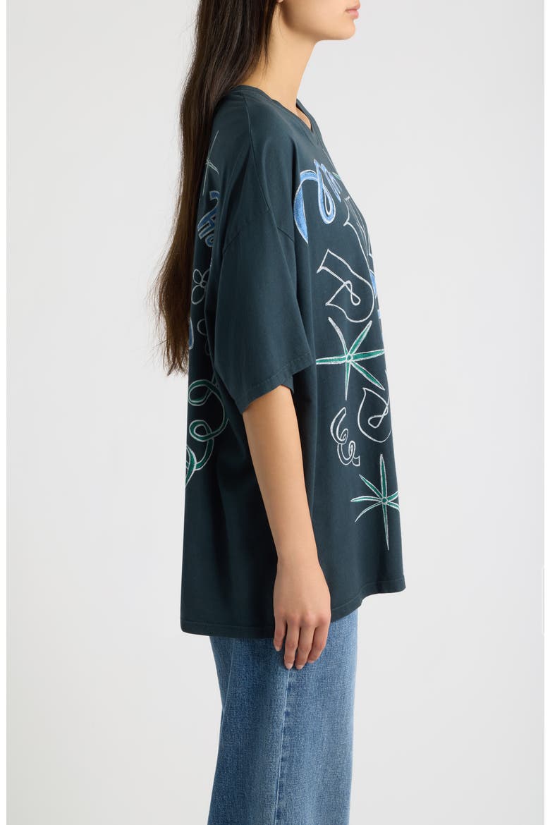 Janis Joplin Graphic Oversized T-Shirt, Alternate, color, VINTAGE BLACK