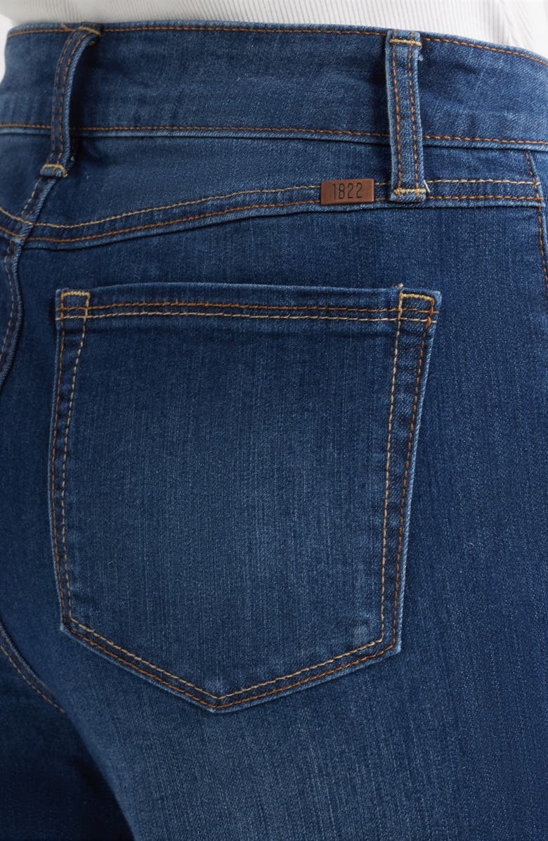 1822 Denim Release Hem High Waist Wide Leg Jeans, Alternate, color, Ziggy