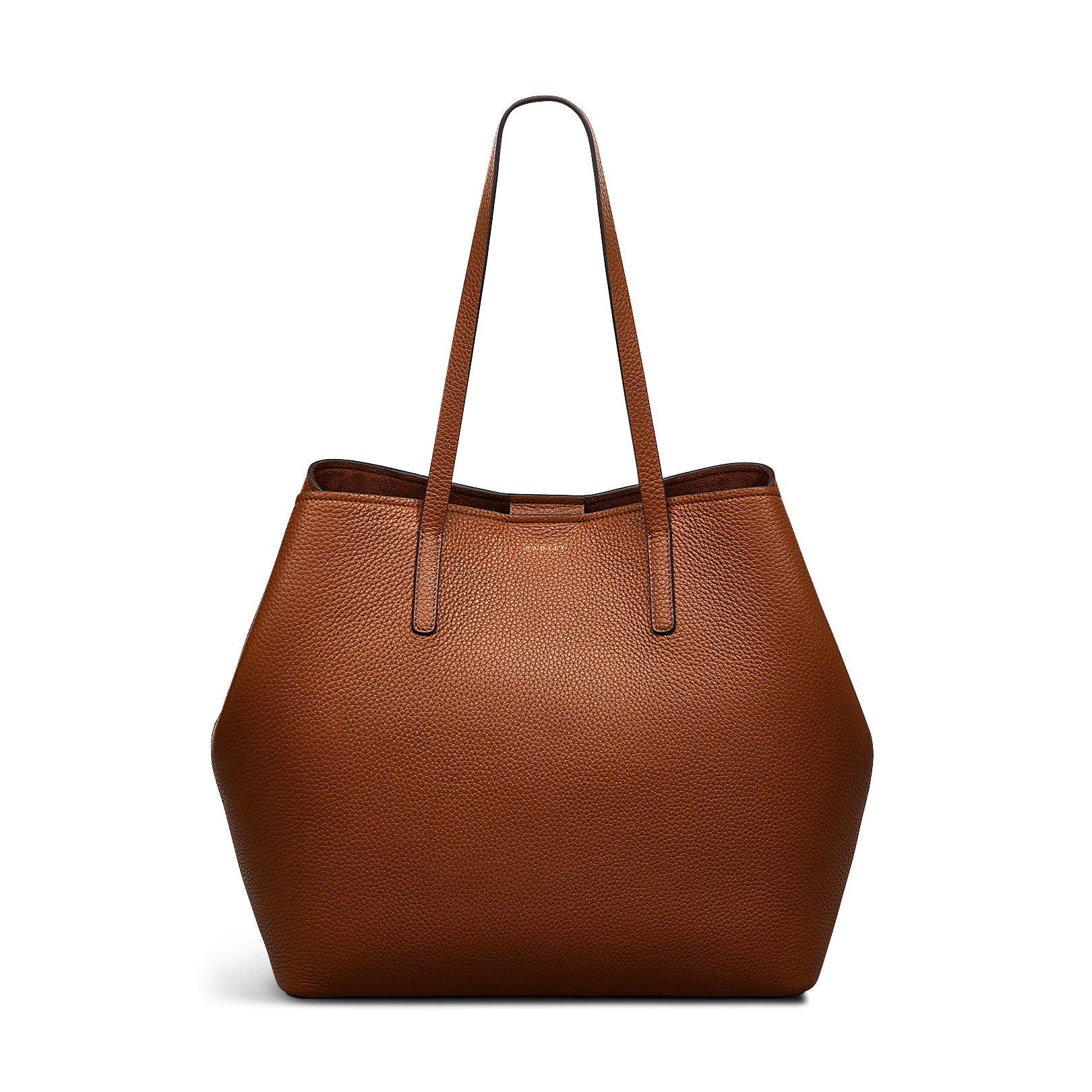 Dukes Place Large Open Top Tote Bag, Alternate, color, Saddle