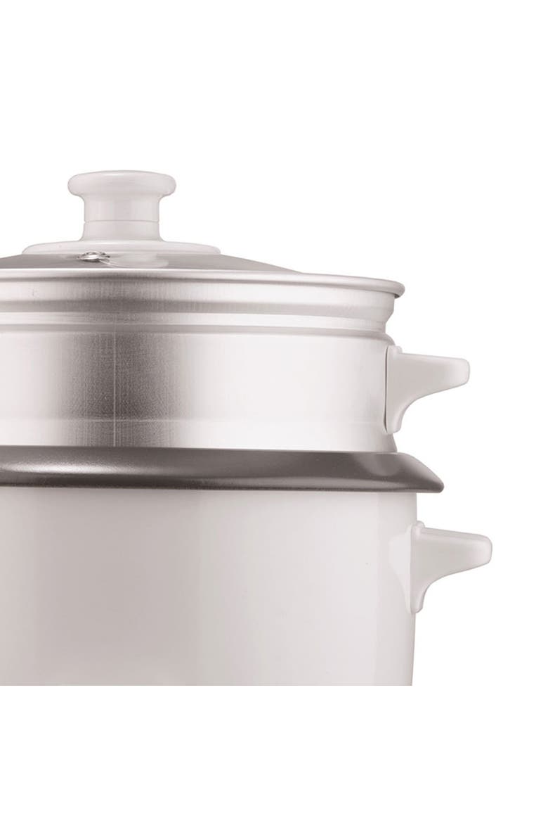 15 Cup Rice Cooker / Non-Stick with Steamer, Alternate, color, White