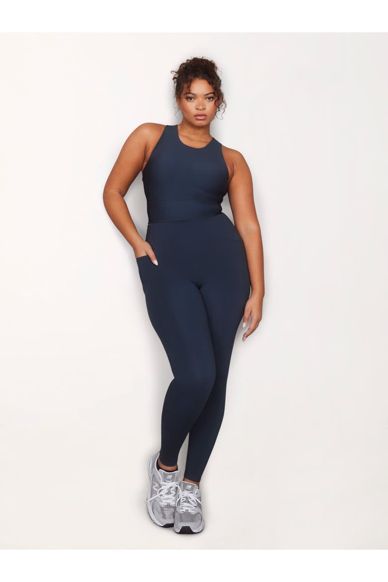 Empower Top, Alternate, color, Vintage Navy
