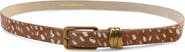 Petit Moments Bambi Genuine Calf Hair Belt