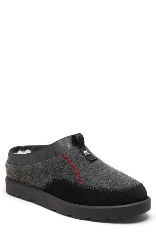 Sorel Byways™ Faux Fur Lined Mule Slipper In Black