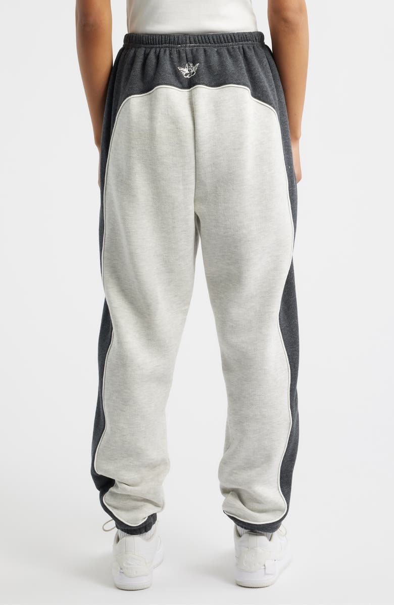 BOYS LIE Heathered Panel Sweatpants, Alternate, color, Grey Multi