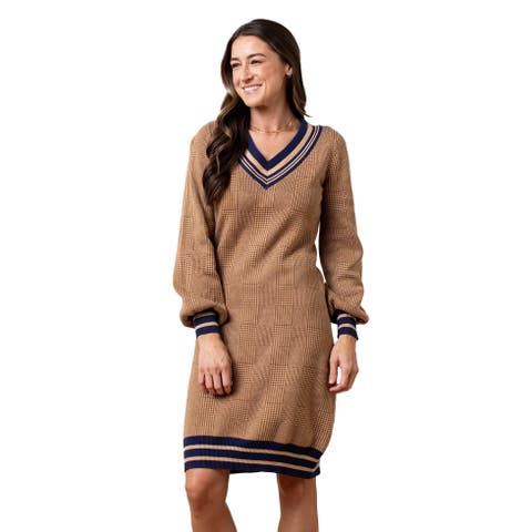 Organic Intarsia Sweater Dress