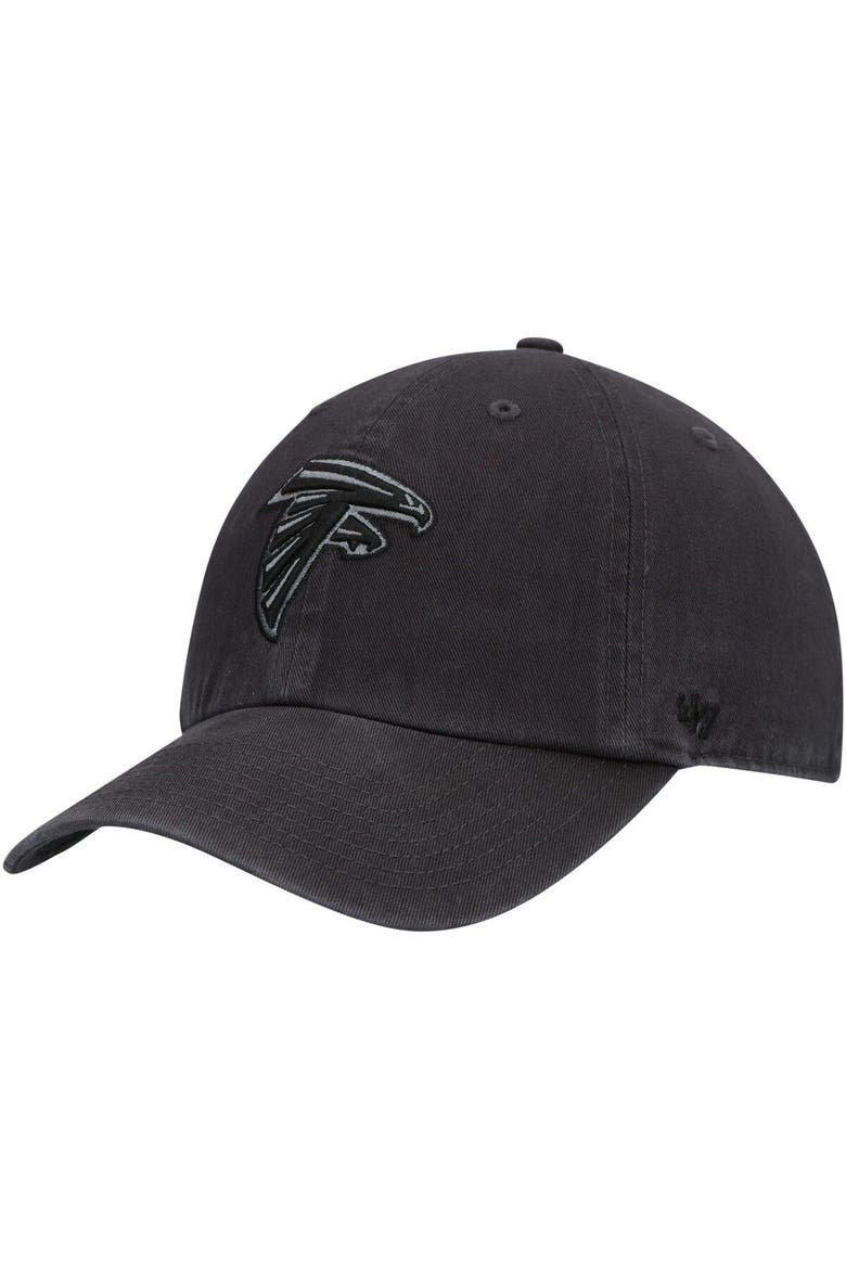 Men's '47 Charcoal Atlanta Falcons Clean Up Tonal Adjustable Hat, Main, color, Charcoal