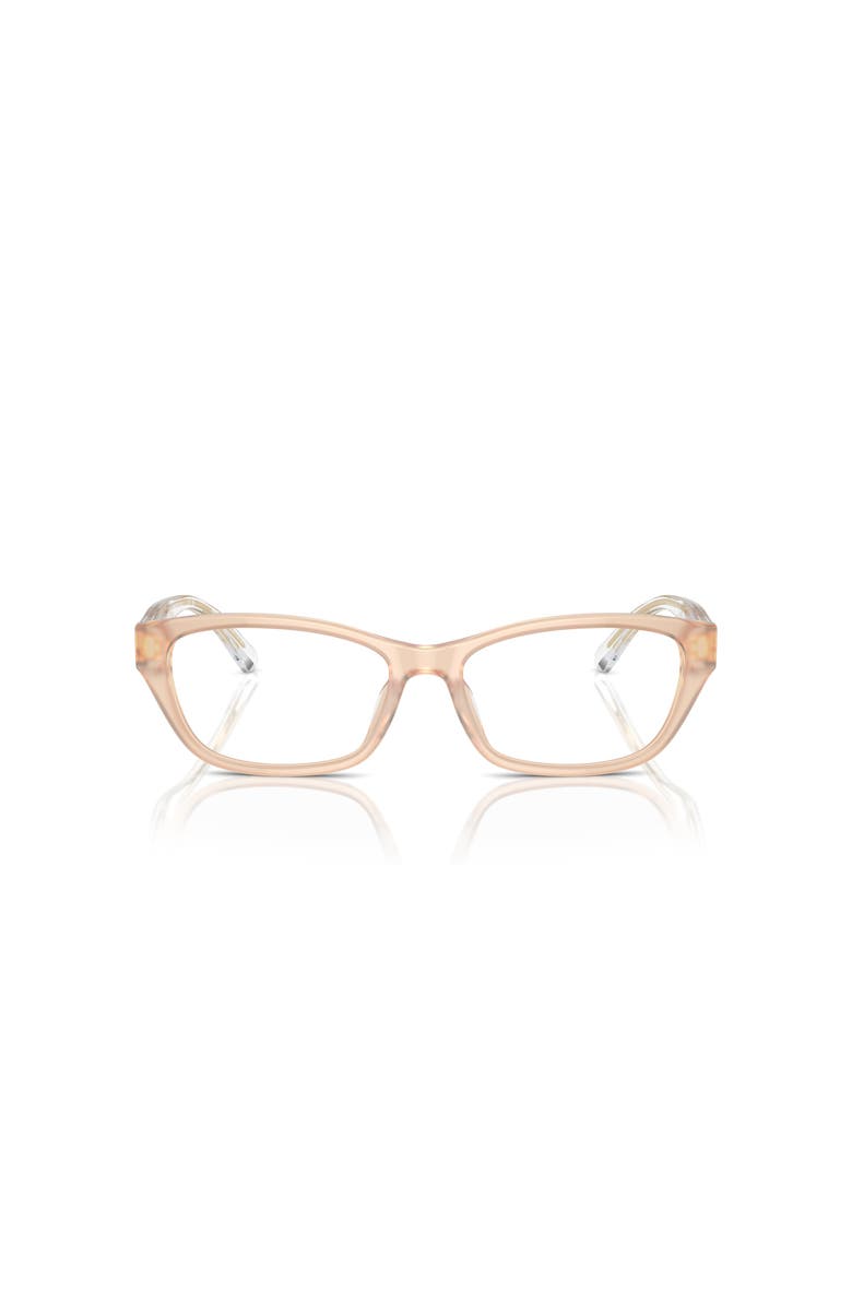Emporio Armani 52mm Cat Eye optical glasses, Alternate, color, Beige