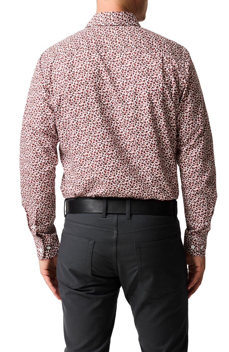 Rodd & Gunn Greenstreet Sports Fit Cotton Button-Up Shirt, Alternate, color, Garnet
