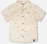 Deux par Deux Short Sleeve Safari Poplin Shirt