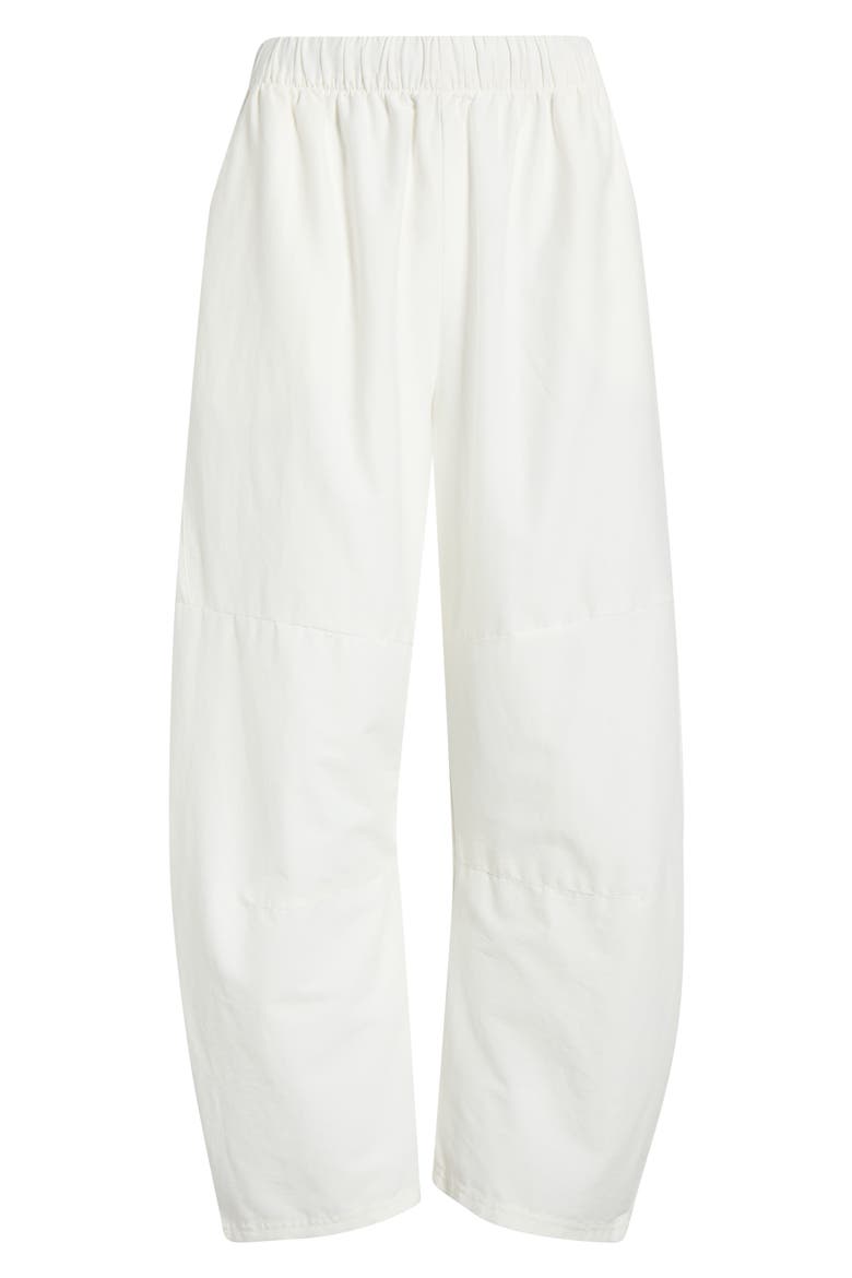 FP Movement Game Day High Rise Barrel Leg Track Pants, Main, color, WHITE