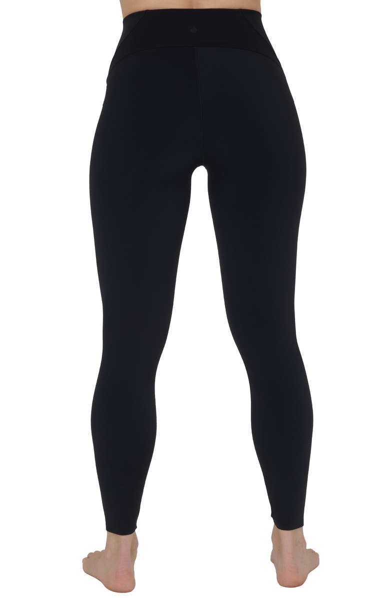 YOGALICIOUS Morph Tech Surge Performance Leggings, Alternate, color, Black