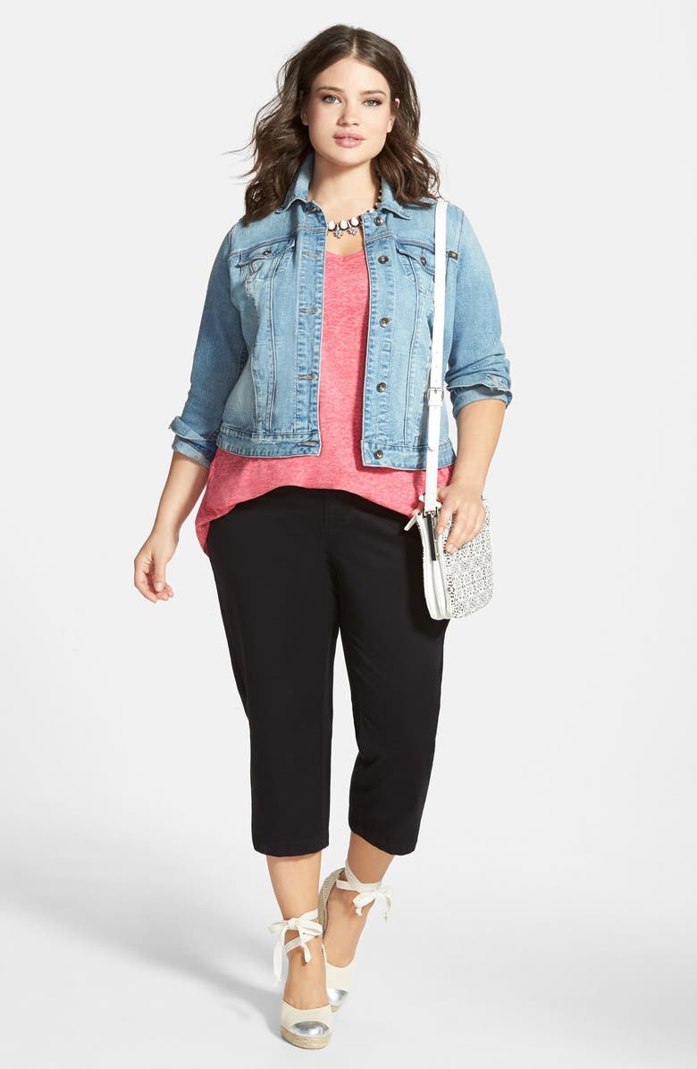 Sejour 'Addison' Stretch Crop Pants, Alternate, color,