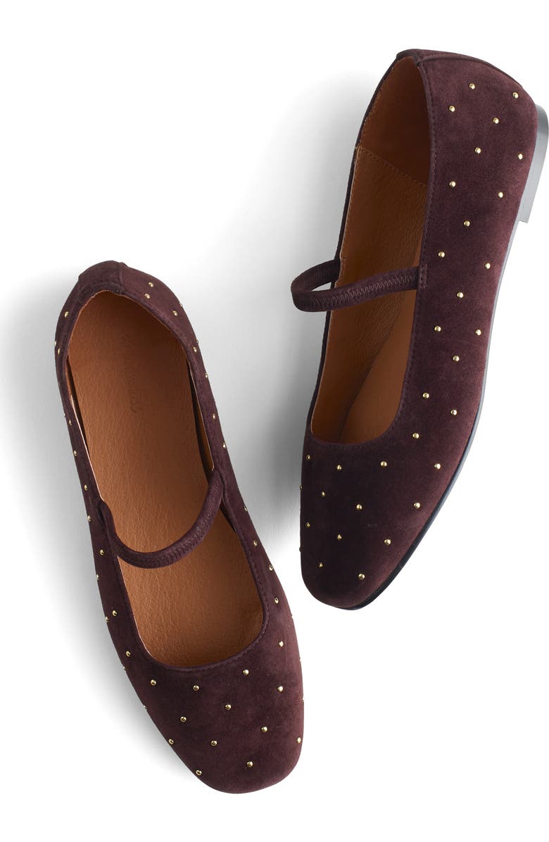 Madewell The Greta Ballet Flat, Alternate, color, Chocolate Raisin