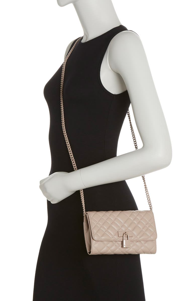 Kurt Geiger London Drench Quilted Wallet on Chain, Alternate, color,