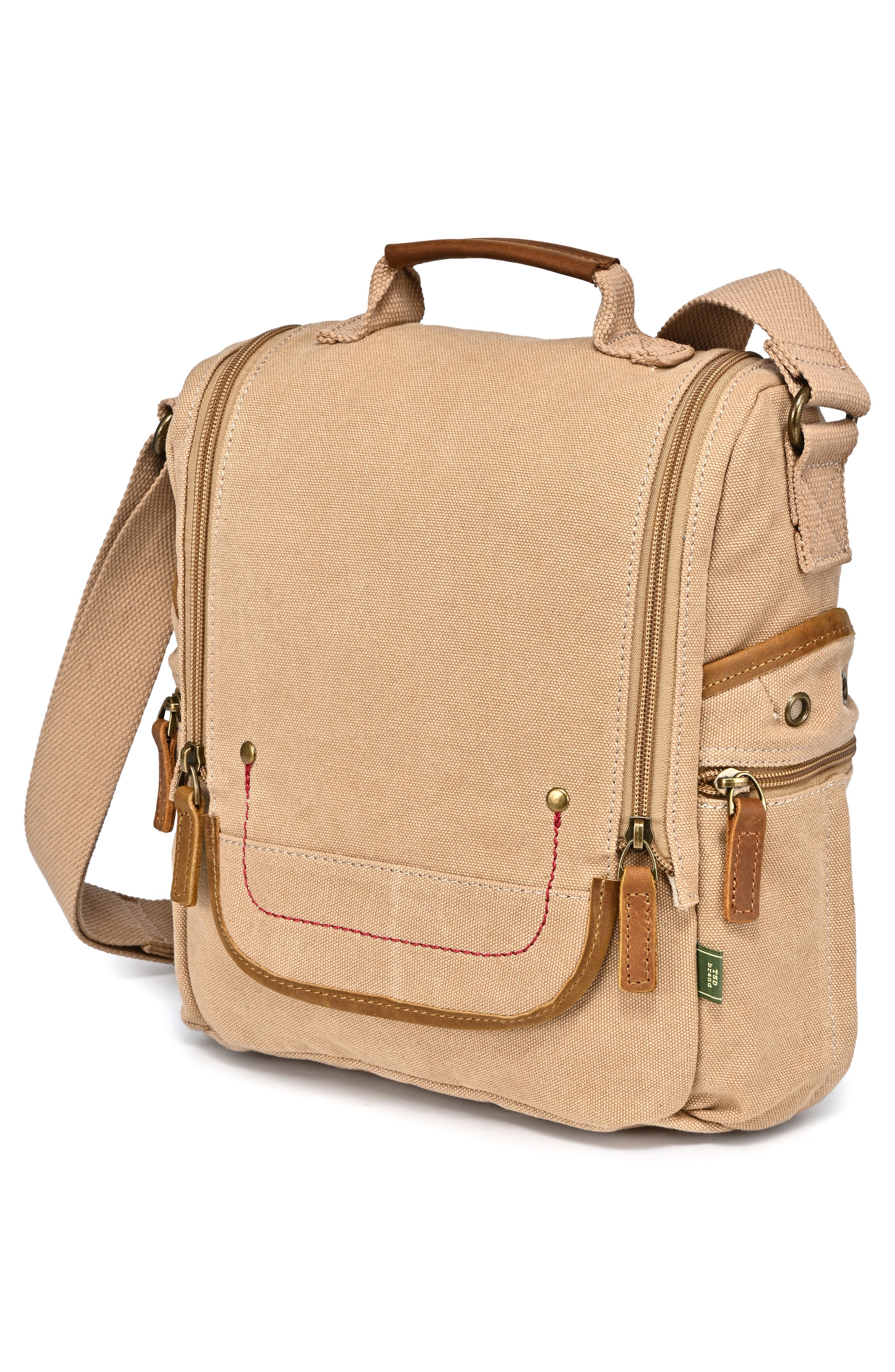THE SAME DIRECTION Atona Canvas Crossbody Bag, Alternate, color, 