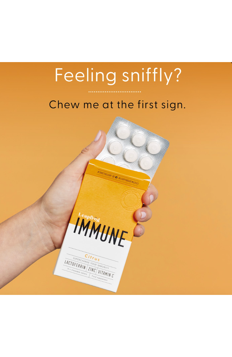 Leapfrog IMMUNE Food Supplement, Alternate, color, 15 Tablets