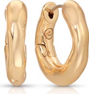 Ettika Mini Molten Hoop Earrings