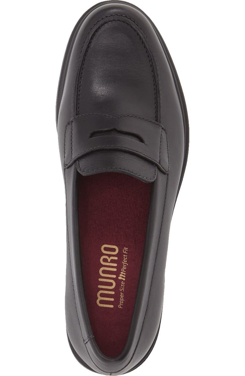 Munro 'Jordi' Leather Loafer, Alternate, color,