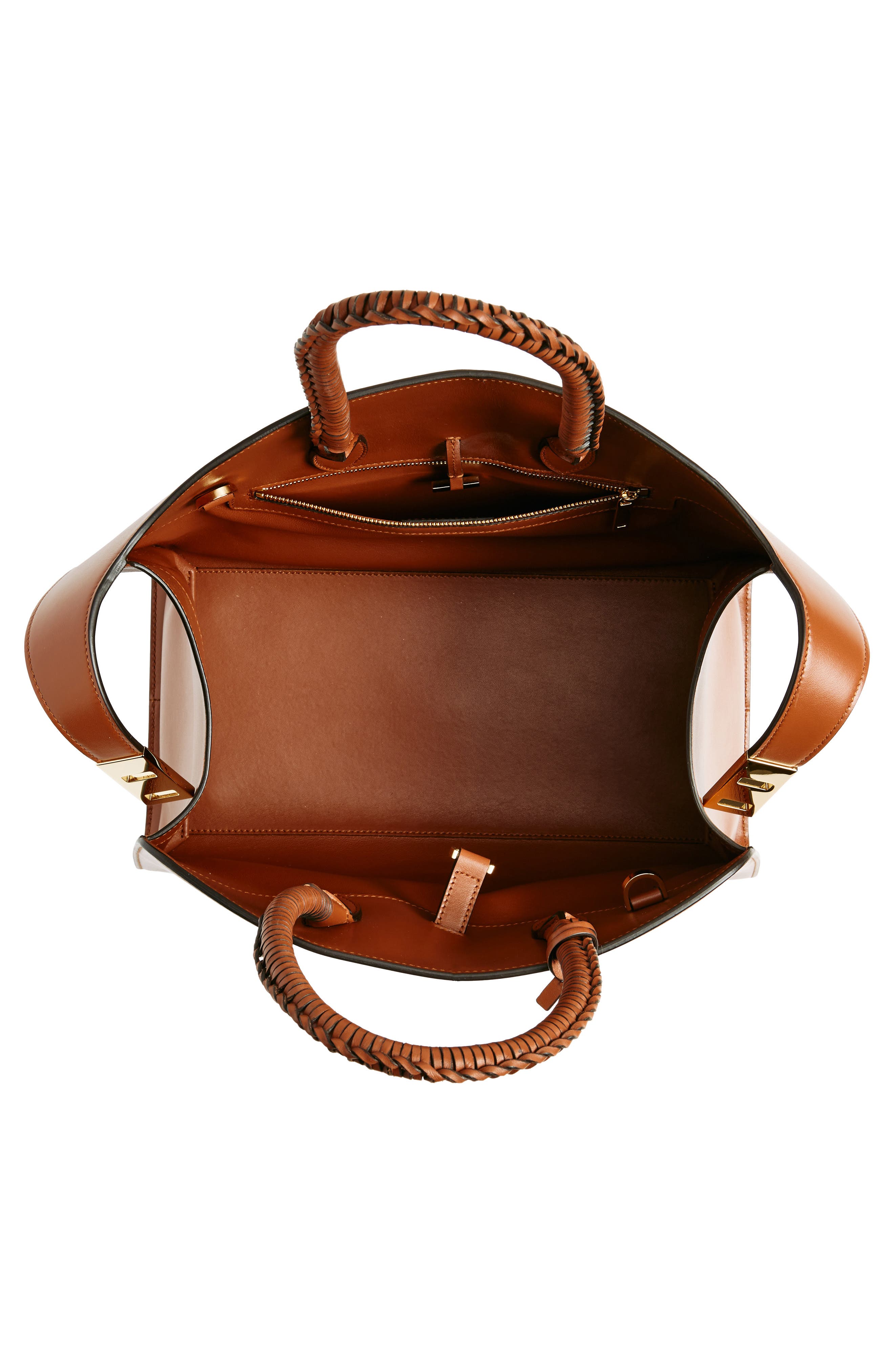 FERRAGAMO Small Hug Leather Top Handle Bag, Alternate, color, 