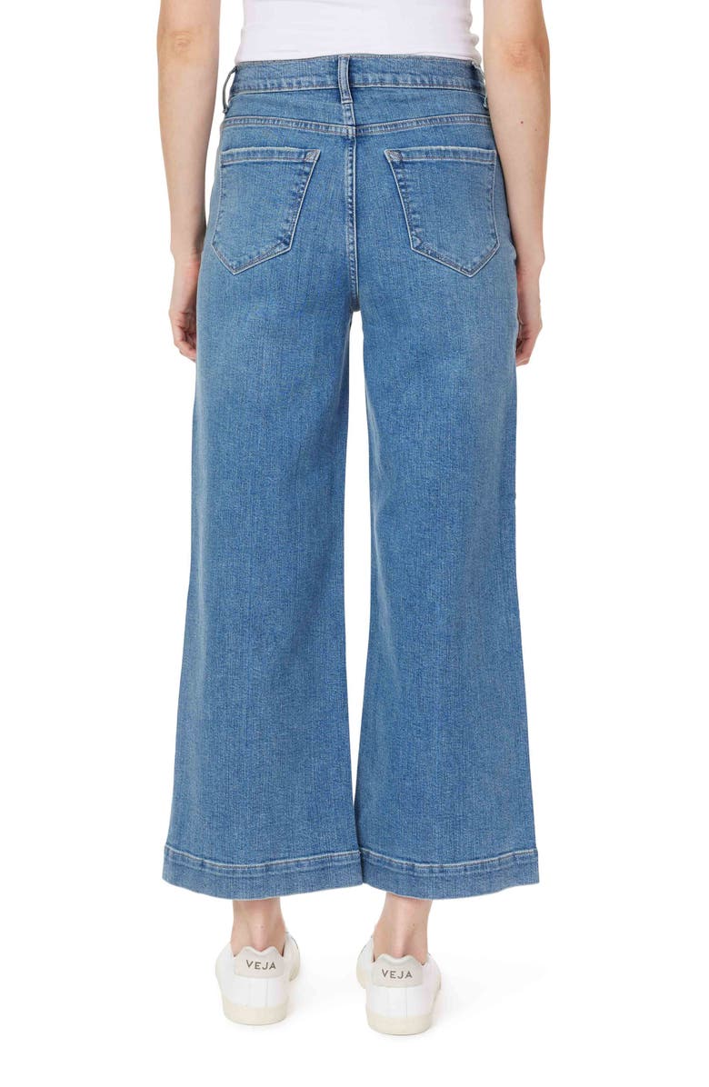 Kensie The Crop Wide Leg Jeans, Alternate, color, Logan