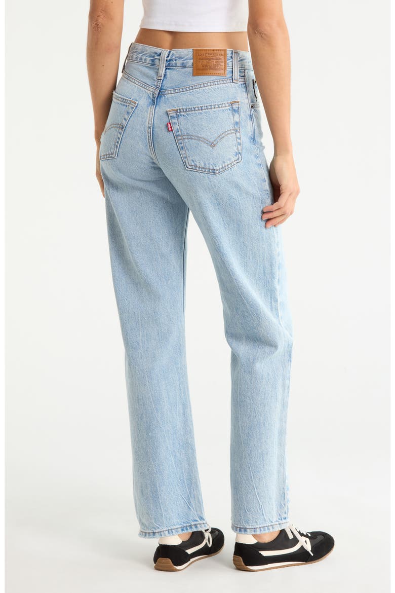 Easy Dad Jeans, Alternate, color, FAN FLARE