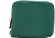 Pre-Owned Hermes Azap Zip Around Wallet Silk'in Epsom Compact