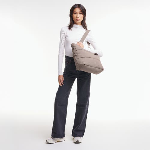 Got Bag Puffer Tote Bag In Oyster Monochrome