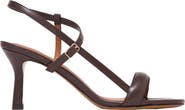 maje Strappy leather sandals