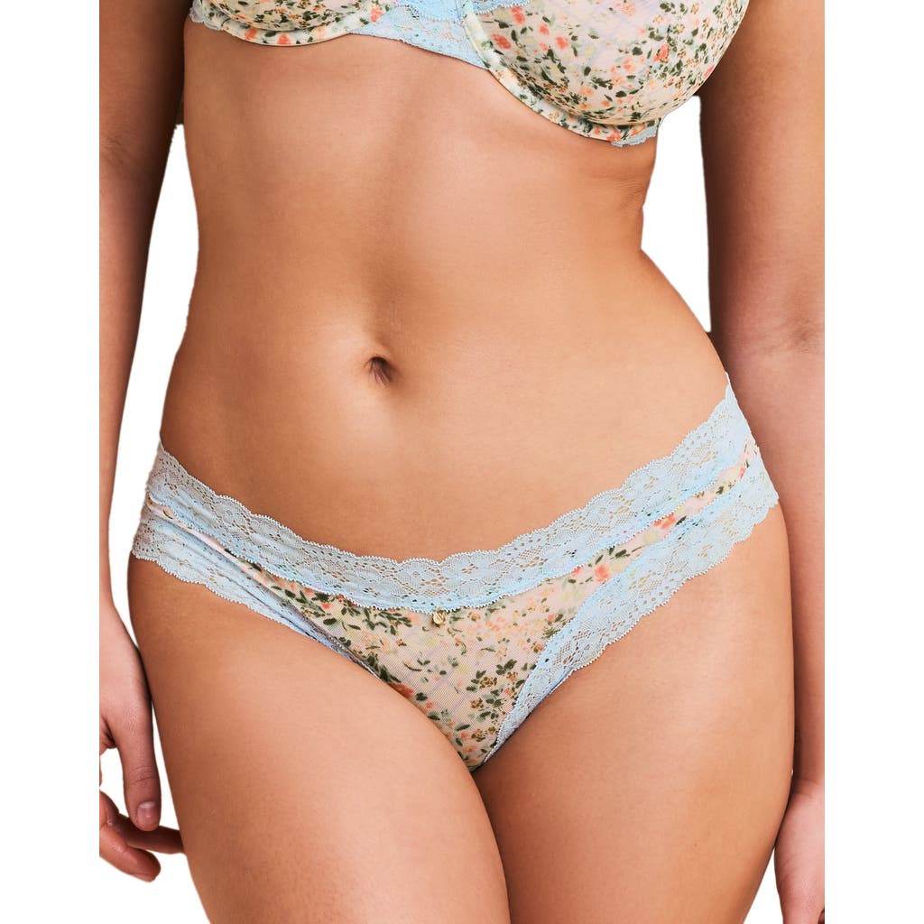 Adore Me Akari Bikini Panties in Floral White  product