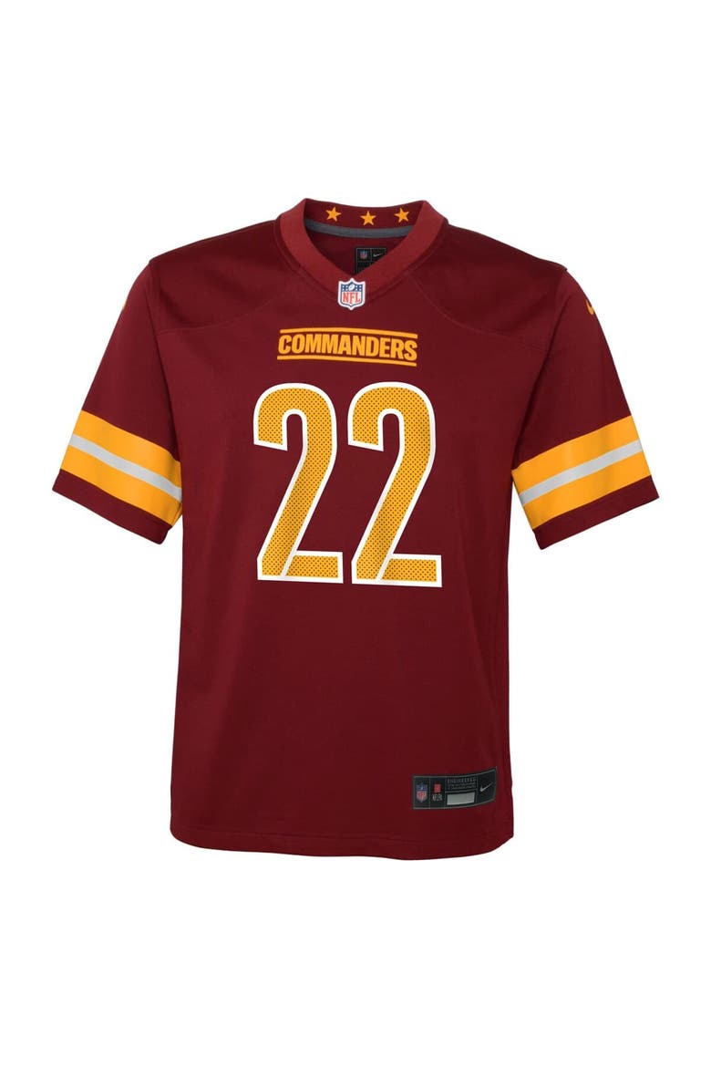 Youth Nike Jacory Croskey-Merritt Burgundy Washington Commanders Team Game Jersey, Alternate, color, Burgundy