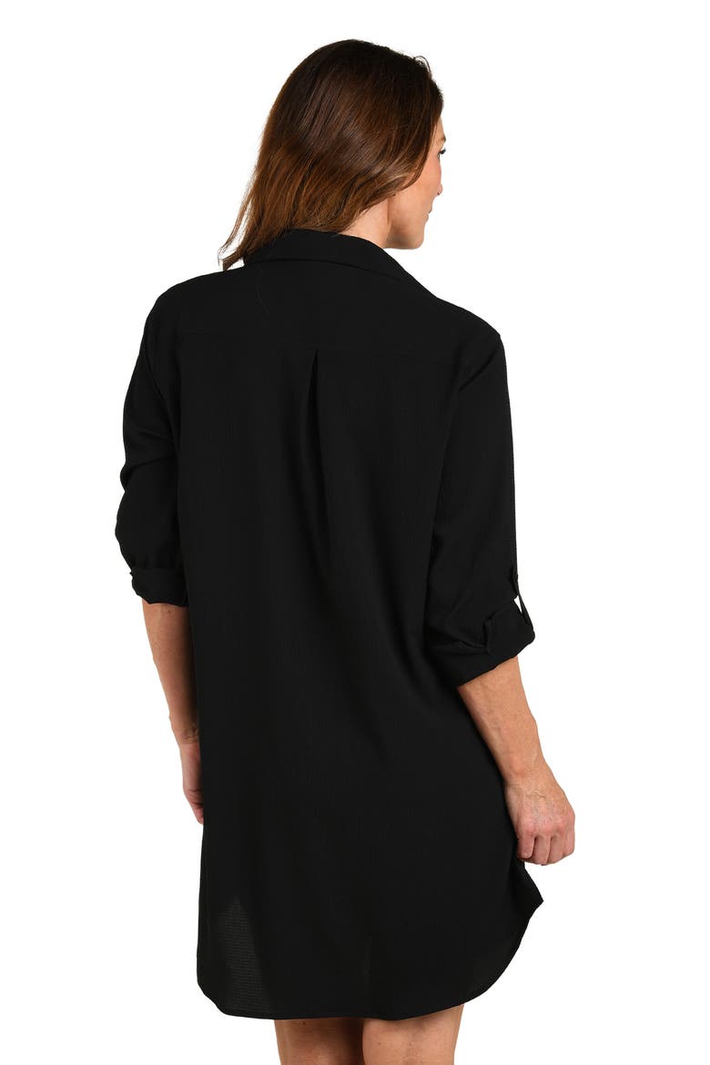 Classic Covers Camp Cover-Up Shirt, Alternate, color, BLACK