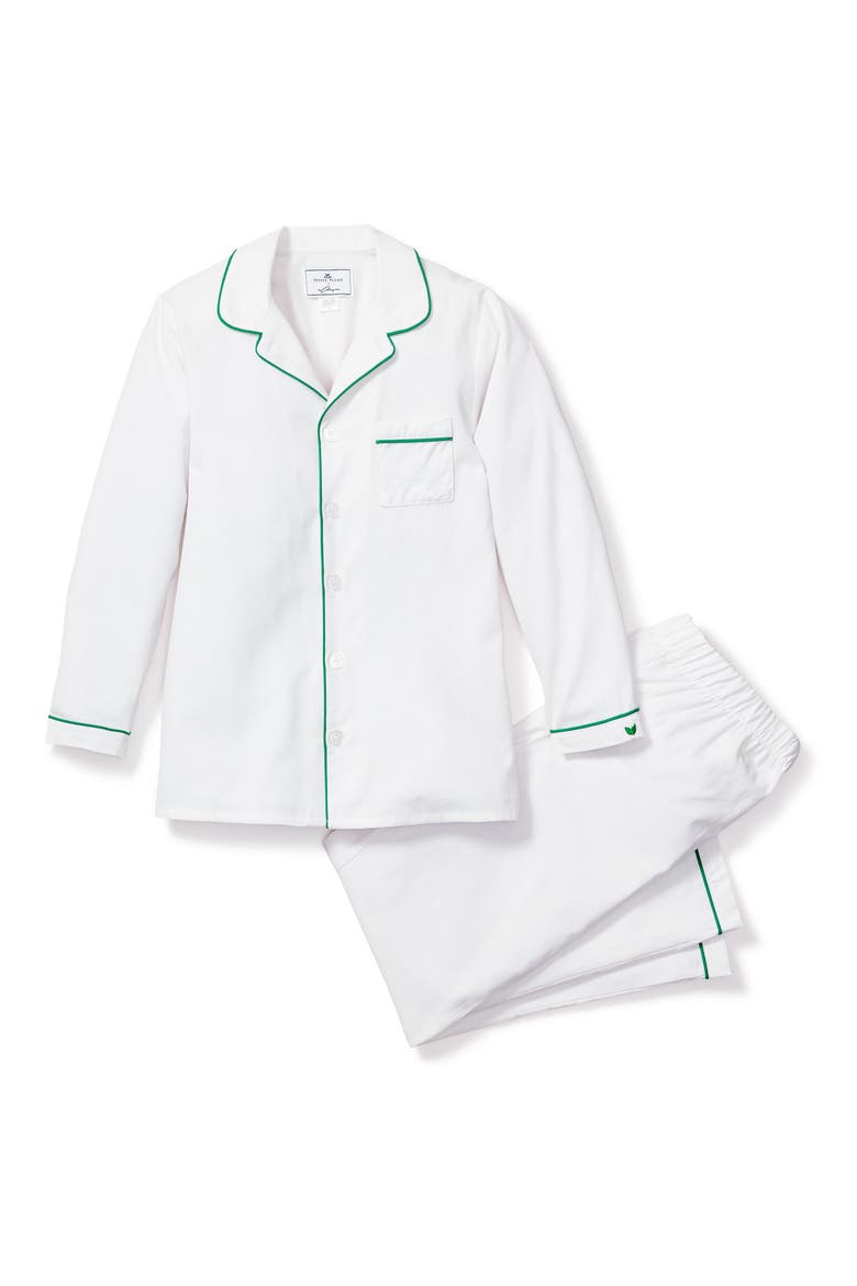 Piping Pajamas, Main, color, WHITE