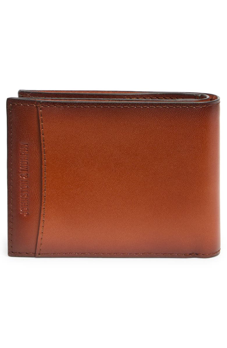 Johnston & Murphy Leather Bifold Wallet, Alternate, color, 