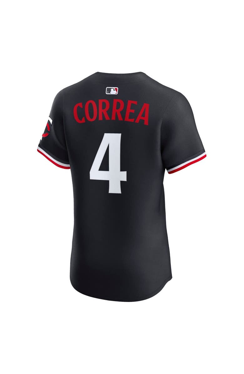 Nike Men's Nike Carlos Correa Navy Minnesota Twins Alternate 2 Elite Jersey, Alternate, color,