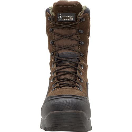 Rocky Waterproof Insulated  Steel Toe Waterproof 1200g Insulated Work Boot In Brown
