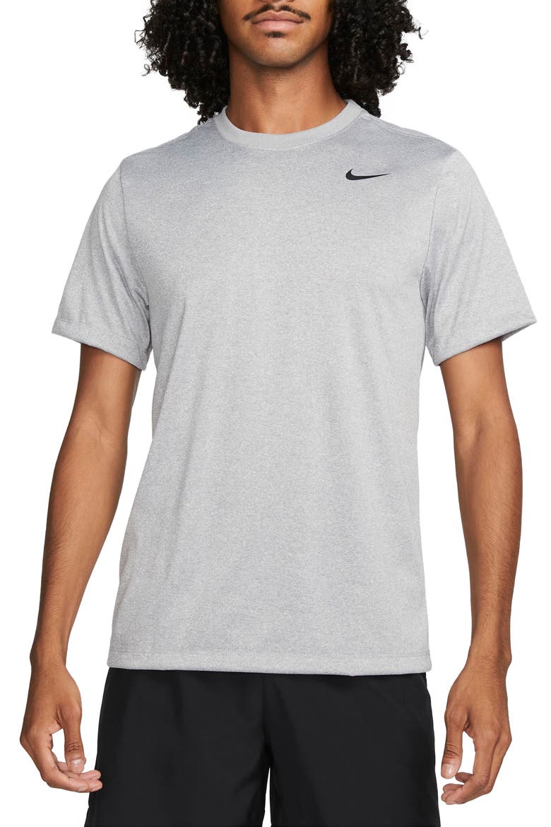 Dri-FIT Legend T-Shirt, Main, color, TUMBLED GREY/FLAT SILVER