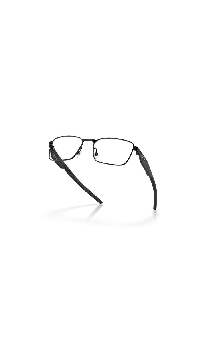 Oakley 54mm Rectangle optical glasses, Alternate, color, Black