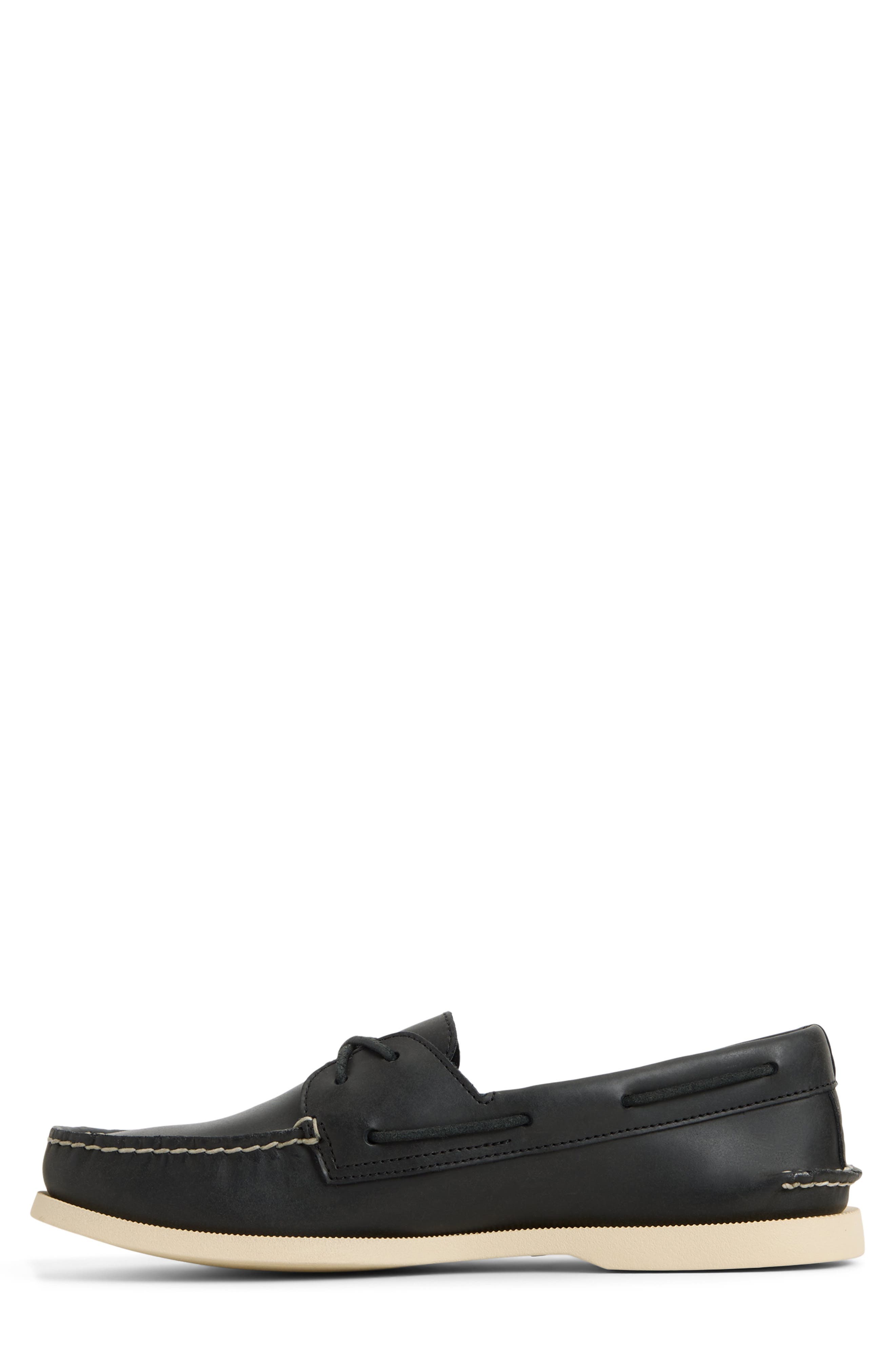 Sperry Authentic Original 2-Eye Lug Sole Boat Shoe, Alternate, color, Black