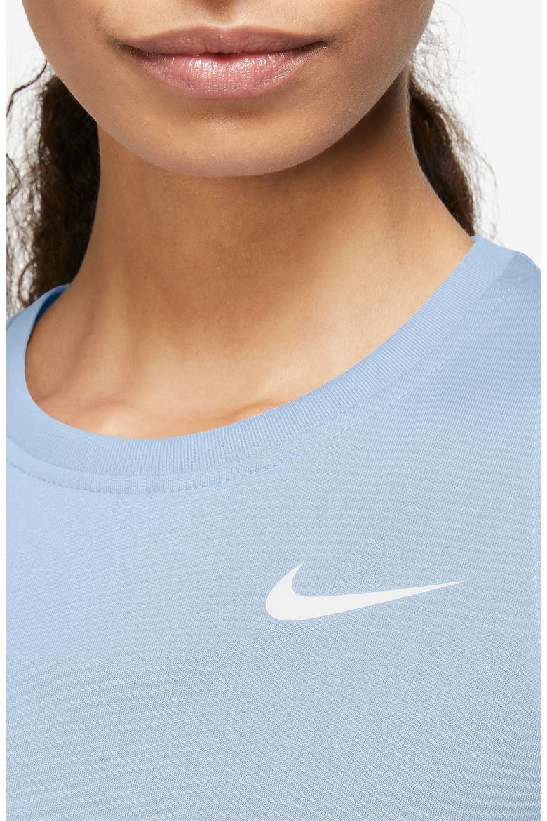 Dri-FIT Running Tank, Alternate, color, HYDROGEN BLUE/ WHITE