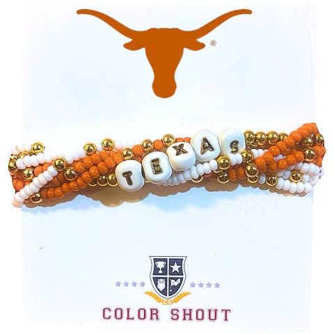 University of Texas Lucky 7 Bracelet Set