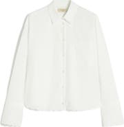 Weekend Max Mara Neutro Eyelet Button-Up Shirt