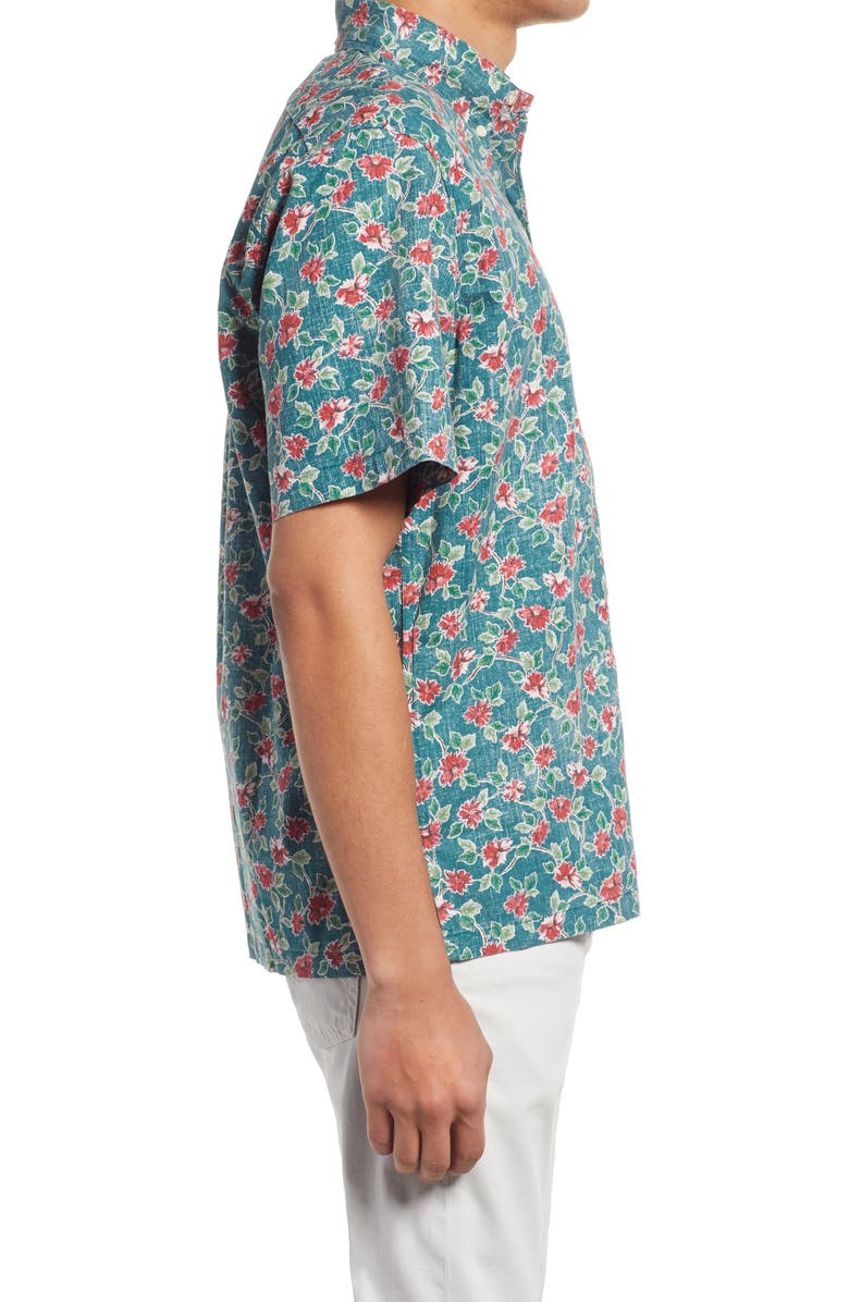 Reyn Spooner Pua Kalikimaka Button Down Shirt, Alternate, color,